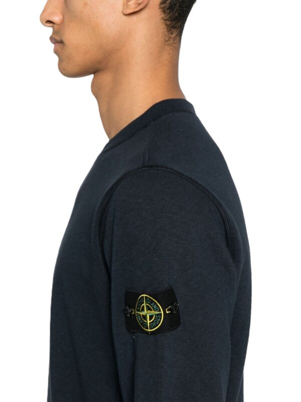 STONE ISLAND FELPA BLU