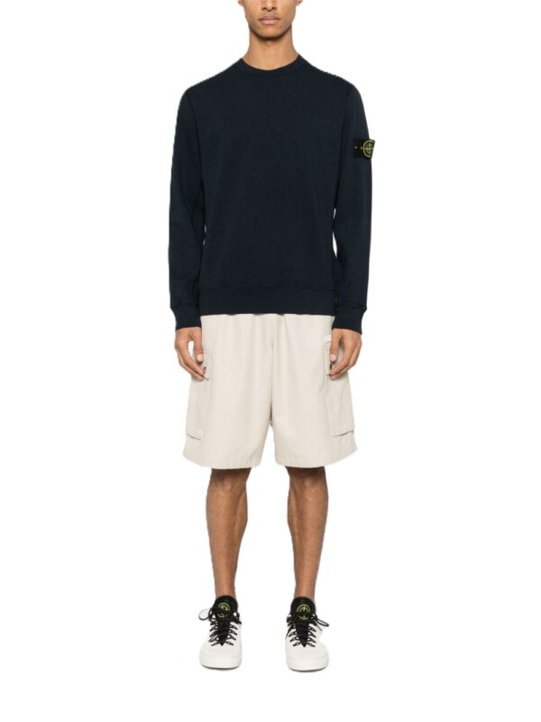 STONE ISLAND FELPA BLU
