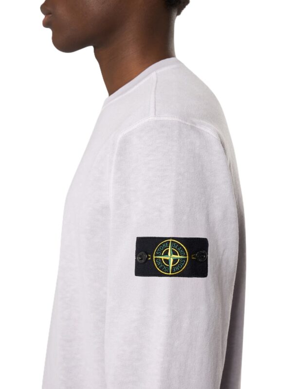 STONE ISLAND FELPA GLICINE