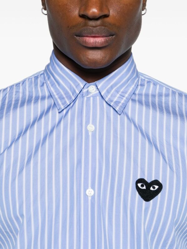 COMME DES GARCONS PLAY CAMICIA BLU