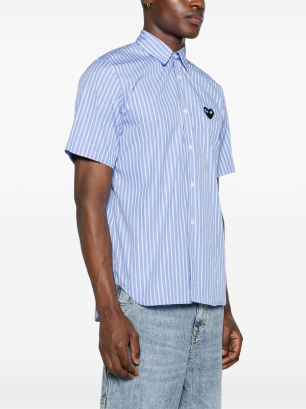 COMME DES GARCONS PLAY CAMICIA BLU