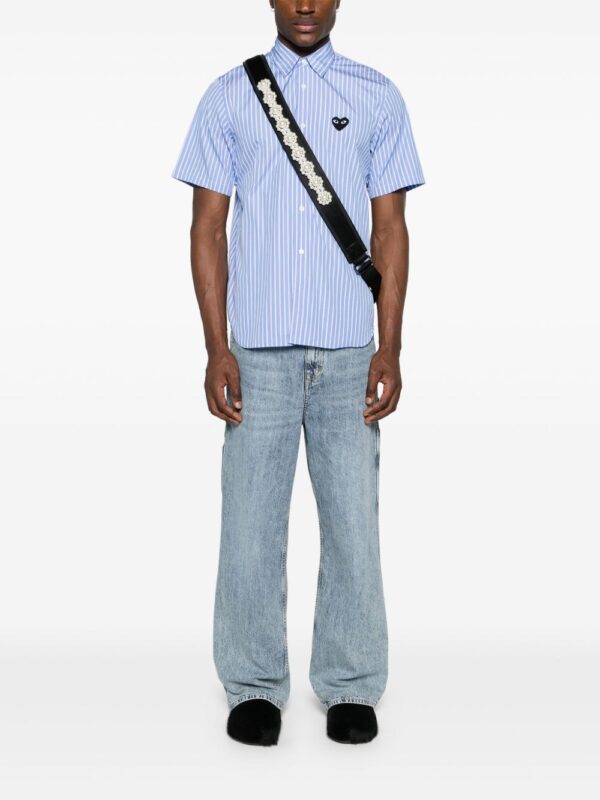 COMME DES GARCONS PLAY CAMICIA BLU