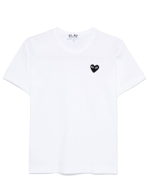COMME DES GARCONS PLAY T-SHIRT BIANCO