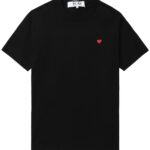 COMME DES GARCONS PLAY T-SHIRT NERO