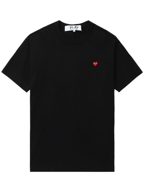 COMME DES GARCONS PLAY T-SHIRT NERO
