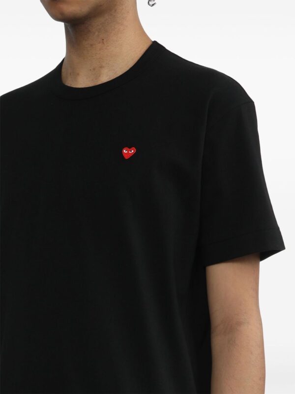 COMME DES GARCONS PLAY T-SHIRT NERO