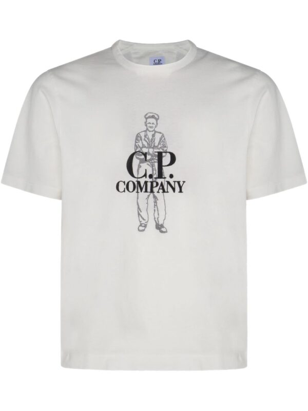 C.P. COMPANY T-SHIRT BIANCO