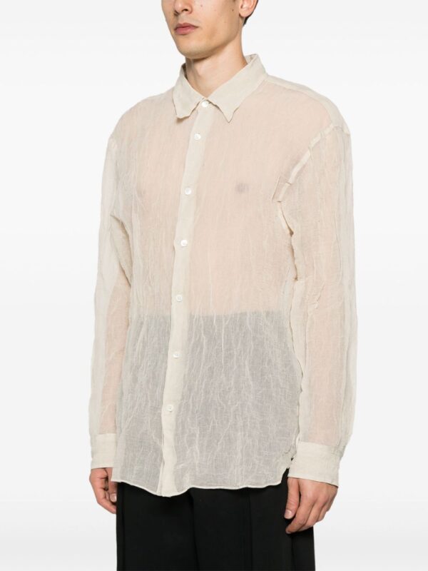 DRIES VAN NOTEN CAMICIA NATURAL