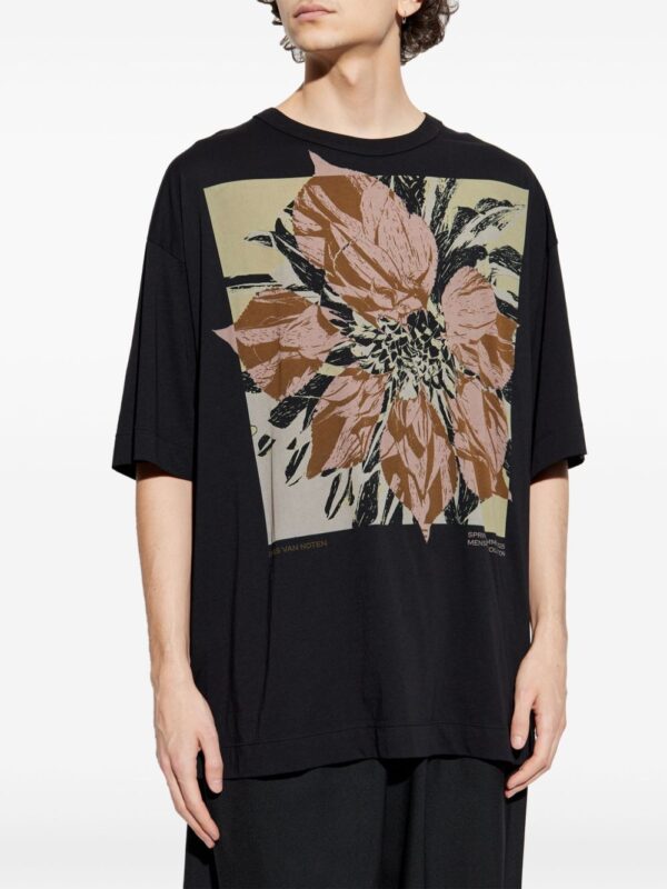 DRIES VAN NOTEN T-SHIRT NERO