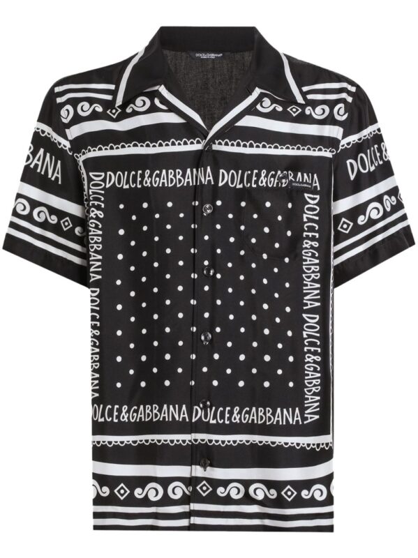 DOLCE&GABBANA CAMICIA NERO