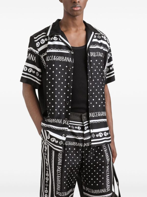 DOLCE&GABBANA CAMICIA NERO