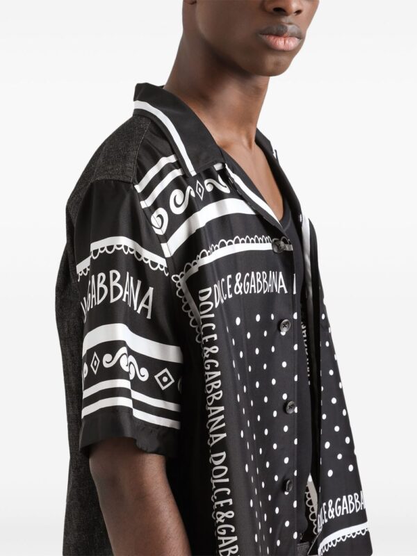 DOLCE&GABBANA CAMICIA NERO