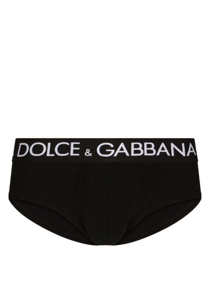 DOLCE & GABBANA SLIP NERO