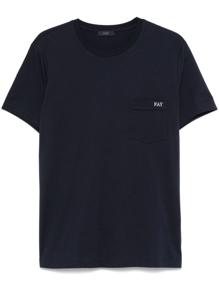 FAY T-SHIRT BLU