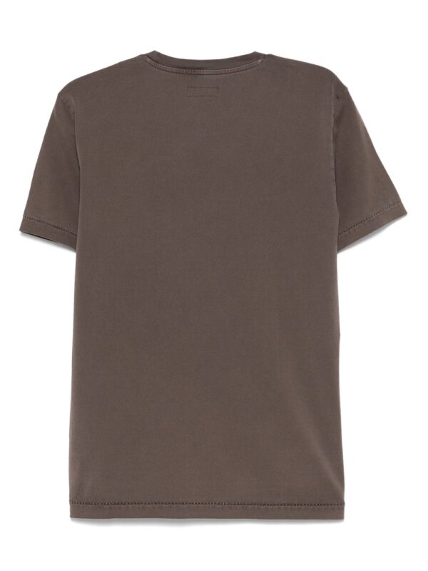 FAY T-SHIRT MARRONE