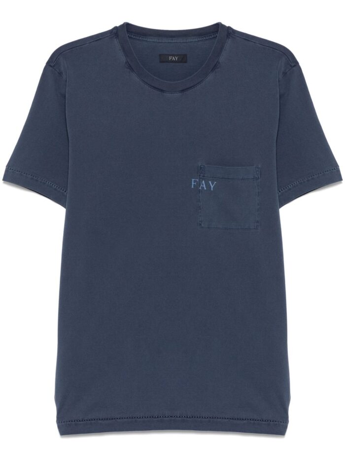 FAY T-SHIRT BLU