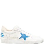 GOLDEN GOOSE SNEAKERS BIANCO/AZZURRO