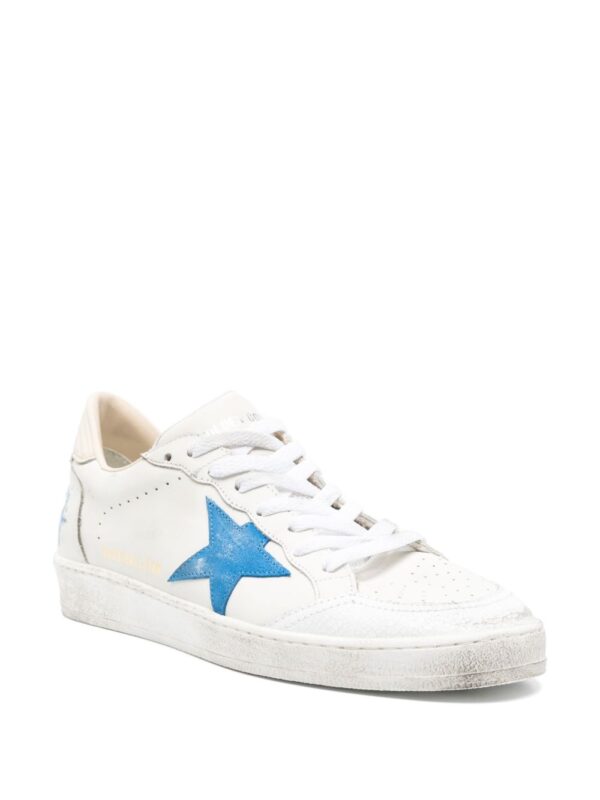 GOLDEN GOOSE SNEAKERS BIANCO/AZZURRO