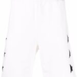 GOLDEN GOOSE BERMUDA BIANCO/NERO