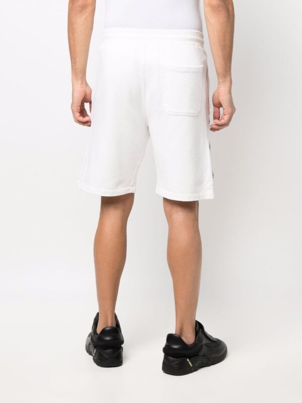 GOLDEN GOOSE BERMUDA BIANCO/NERO