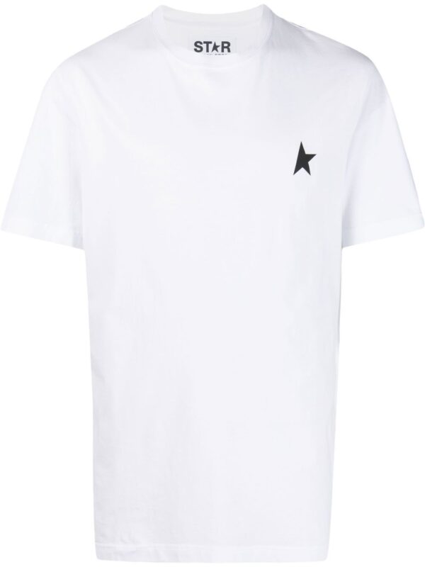 GOLDEN GOOSE T-SHIRT BIANCO OTTICO