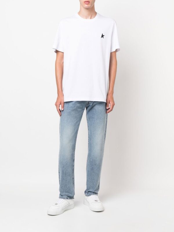 GOLDEN GOOSE T-SHIRT BIANCO OTTICO