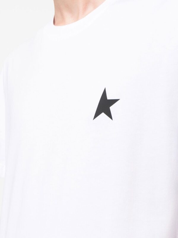 GOLDEN GOOSE T-SHIRT BIANCO OTTICO