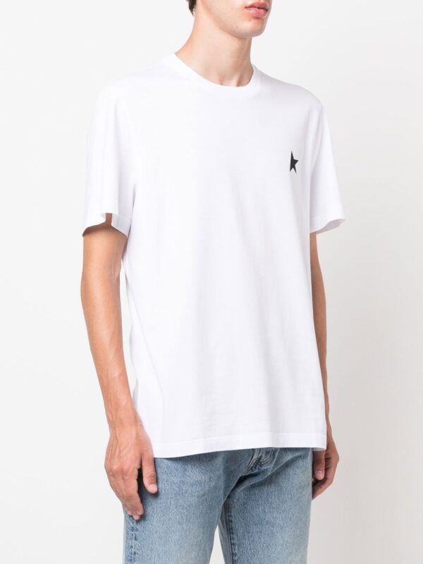 GOLDEN GOOSE T-SHIRT BIANCO OTTICO