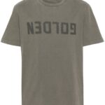 GOLDEN GOOSE T-SHIRT VERDE OLIVA