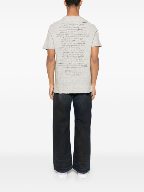 GOLDEN GOOSE T-SHIRT GRIGIO