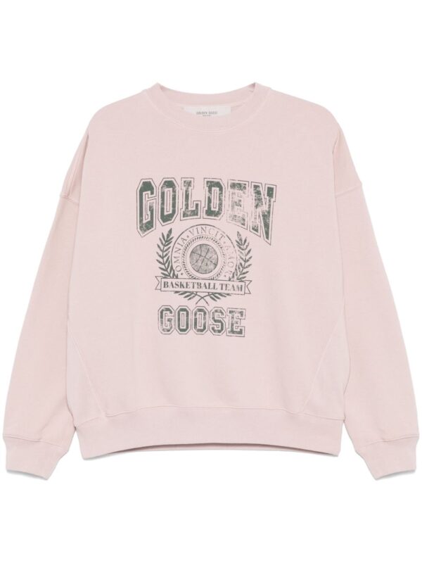 GOLDEN GOOSE FELPA ROSA ANTICO
