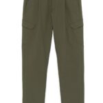 HERNO PANTALONI VERDE MILITARE