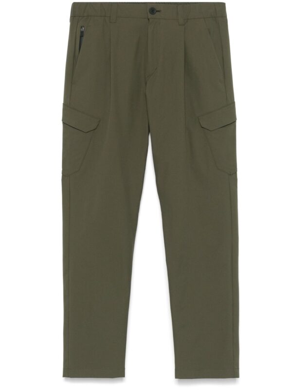 HERNO PANTALONI VERDE MILITARE