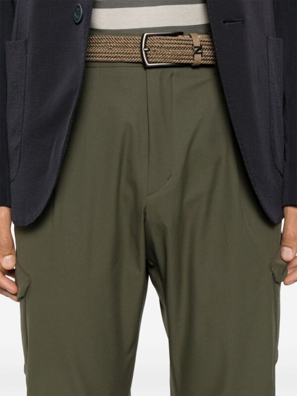 HERNO PANTALONI VERDE MILITARE