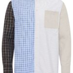 JW ANDERSON CAMICIA BLU/MULTICOLORE