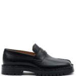 MAISON MARGIELA MOCASSINO NERO TABI