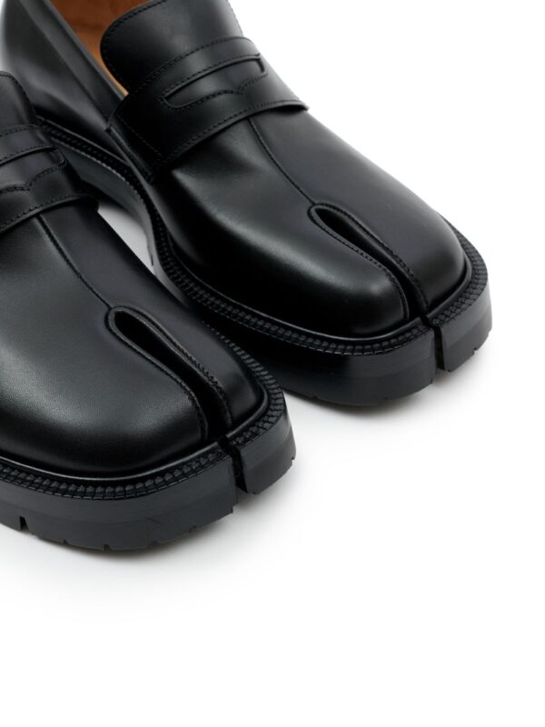 MAISON MARGIELA MOCASSINO NERO TABI
