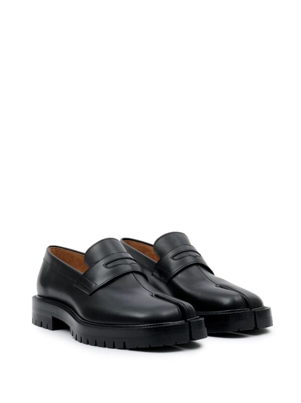 MAISON MARGIELA MOCASSINO NERO TABI