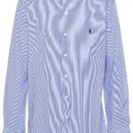 POLO RALPH LAUREN CAMICIA BLU/BIANCO