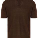 ROBERTO COLLINA POLO MARRONE