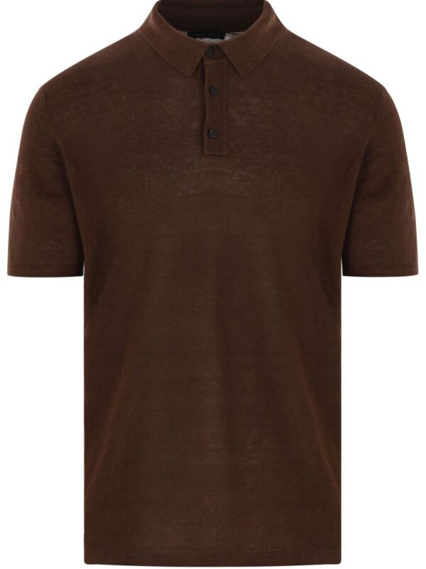 ROBERTO COLLINA POLO MARRONE