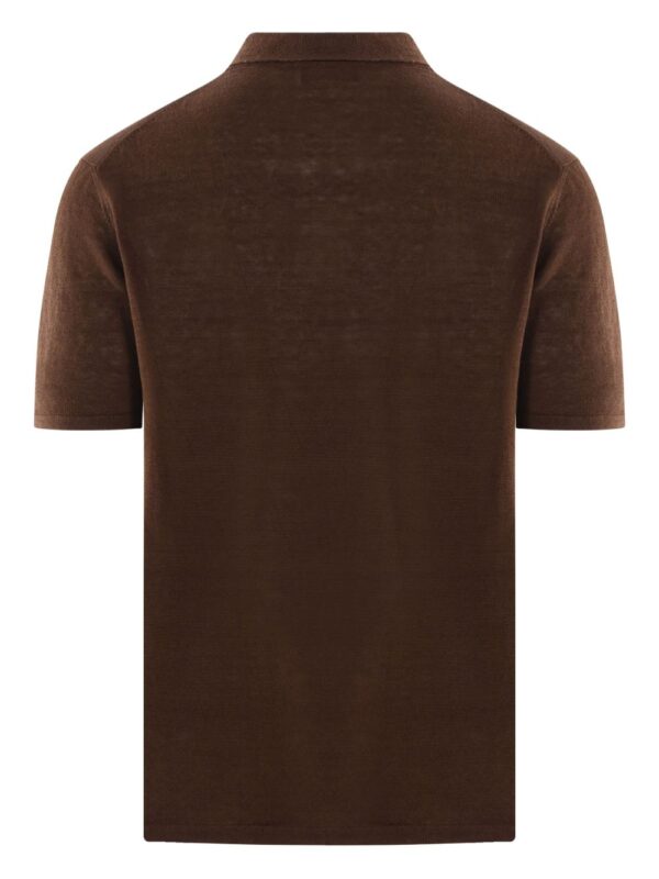 ROBERTO COLLINA POLO MARRONE
