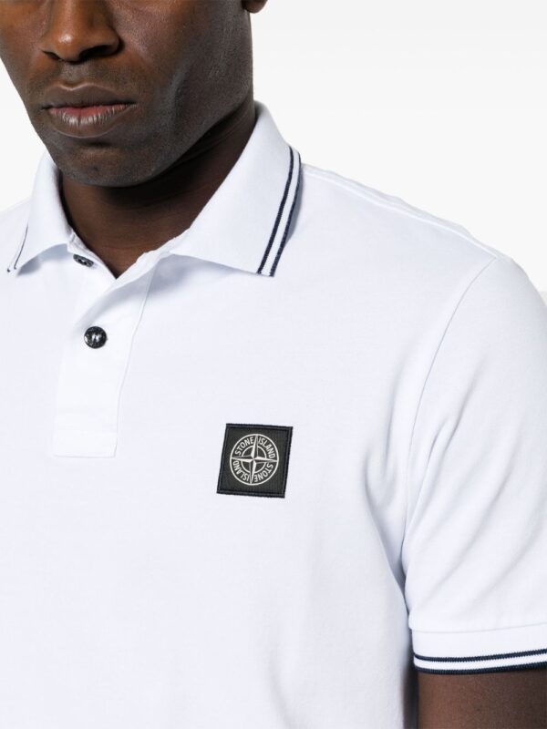 STONE ISLAND POLO BIANCO