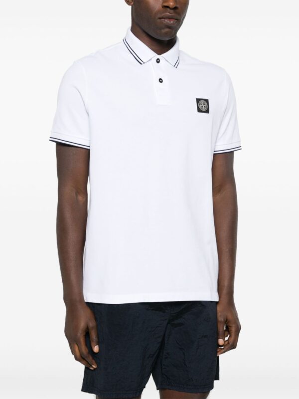 STONE ISLAND POLO BIANCO