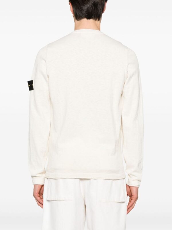 STONE ISLAND MAGLIA AVORIO