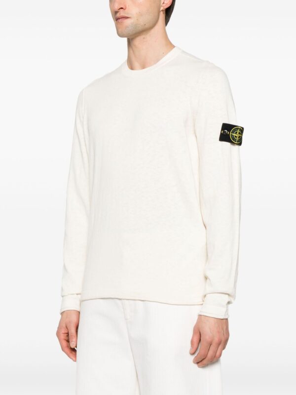 STONE ISLAND MAGLIA AVORIO
