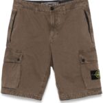 STONE ISLAND SHORTS TERRA