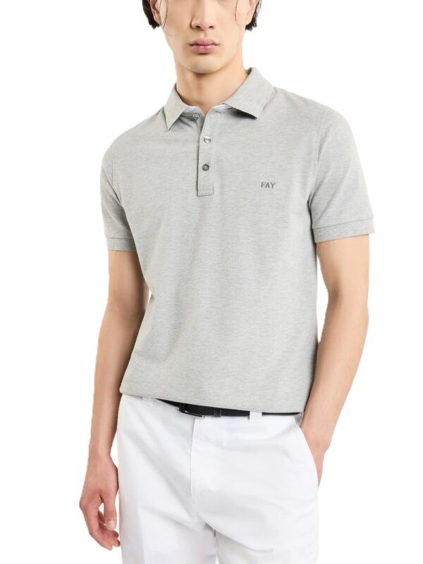 FAY POLO GRIGIO