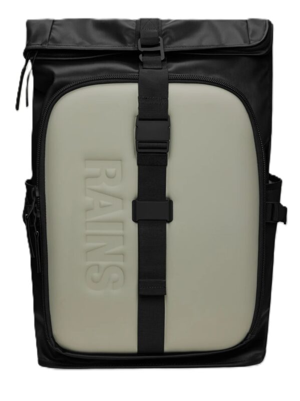 RAINS ZAINO BLACK GRAIN