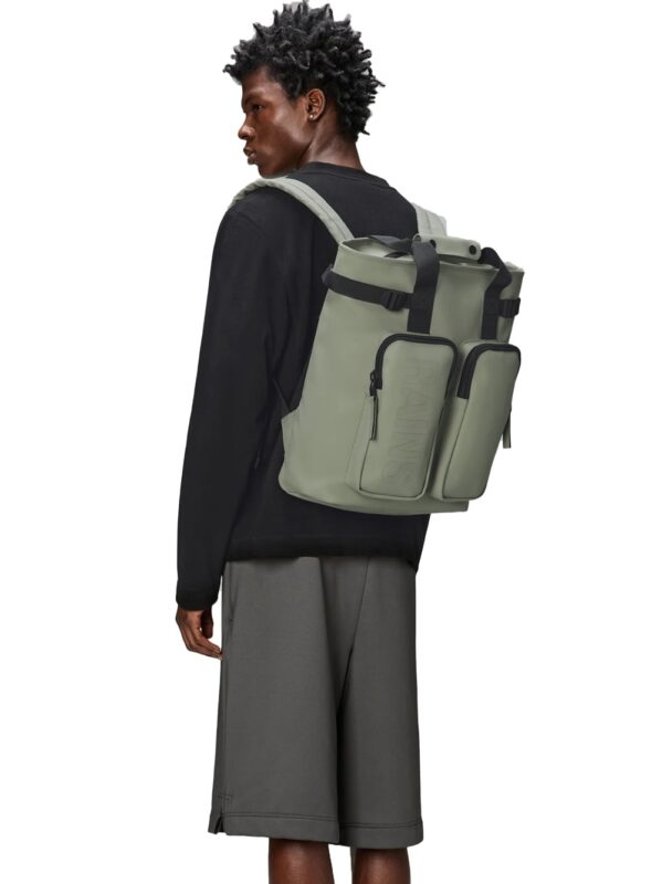 RAINS BORSA VERDE TEXEL TOTE